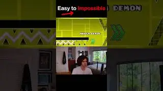 Geometry Dash: Easy to IMPOSSIBLE 😱