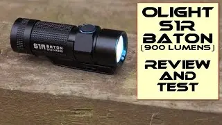 Olight S1R (Turbo S 900 lumens) Baton - Review and Test
