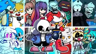 BONEDOGGLE but Every Turn a Different Character Sings🎙 (FNF Bonedoggle but Everyone Sings It)
