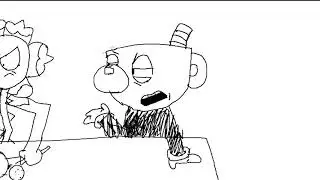Cuphead Animatic: When she play the craft