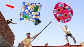 New Tricks Catch Money Kite Village Boys | Money Gudda Kite