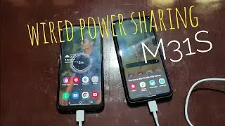 How to use Wired Power Sharing on Samsung Galaxy M31S 🔋
