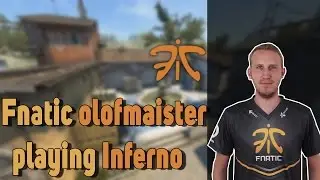 Fnatic Olofmeister playing CS:GO Faceit on Inferno (twitch stream)