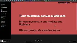 Караоке в Spotify | Включаю на пк