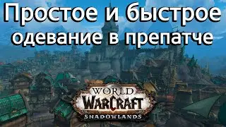 Простое и быстрое одевание в препатче World of Warcraft: ShadowLands