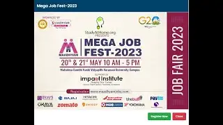 Mgkvp #mgkvp  | Mega Job Fest 2023🔥 सभी Student Ke लिये #mgkvp_university_news
