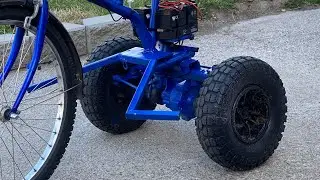 How to make 3 wheel electric bicycle at home
