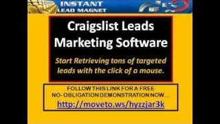 Craigslist Leads Marketing Software