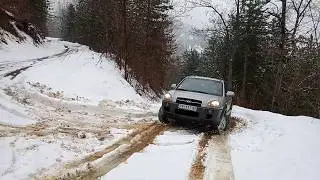 Hyundai Tucson mud & snow TCS off