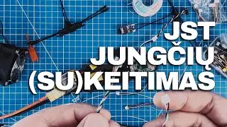Kaip perpinti laidų JST jungtis
