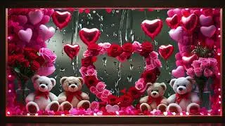 Valentine Ambience Screensaver Wallpaper Valentines Day Background Valentine's Day Screensaver