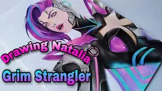 Menggambar Natalia Grim Strangler [Mobile Legends] Drawing Natalia Grim Strangler