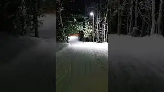 Потеплело, и сразу на лыжи.
