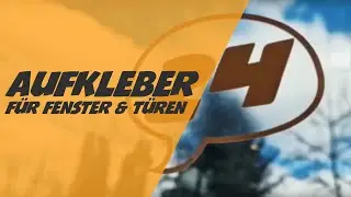 Aufkleber für Fenster und Türen