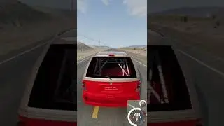 217MPH in  a Minivan [BeamNG.drive] 