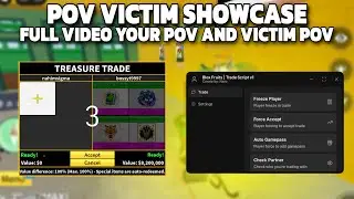 🐲 FULL SHOWCASE | TRADE SCAM SCRIPT | VICTIM POV AND YOU POV | THIS IS HOW IT WORK!!