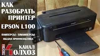 How to disassemble an Epson L100 printer and refill cartridges