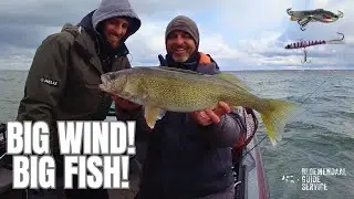 Snap Jigging Walleyes in Big Water (Bro's Back!)