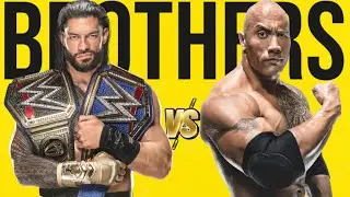 ROMAN REIGNS VS ROCK || BROTHER VS BROTHER|| WWE 2K 23
