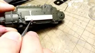 1/16 Pz Kpfw IV ausf. H, clamp for  gun barrels conteiner