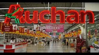 Обзор продуктов и покупки Ашан Париж Франция 2018