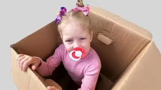 Radena and funny competitions and challenge with toys.
