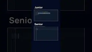 Junior vs Senior Developer 😅 #webdevelopment  #html  #css