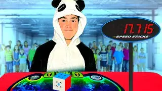 I Wore A Panda Suit To A Rubik's Cube Competition!?