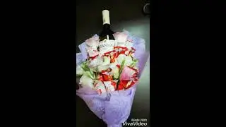 Букеты из цветов, конфет и вина в Тихорецке.