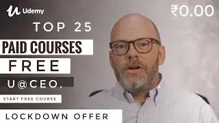 Udemy 25 Free Premium Courses | Free Certificates | SkillsMatter
