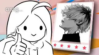 Artist vs Roblox Speed Draw: Anime Challenge