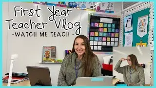 DAY IN THE LIFE OF A TEACHER || FIRST YEAR TEACHER VLOG || Kindergarten Teacher
