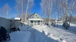 К дому не пройти 😳, все замело снегом . Что нового купила для дачи . / Дачный влог
