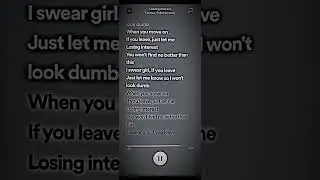 Losing Interest - lyrics. #songlyrics #sad #lyrics #music #song #follow #fyp