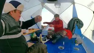 Зимняя рыбалка. ташаткульское водохранилища