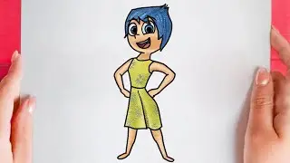 Como dibujar a alegria de intensamente 2