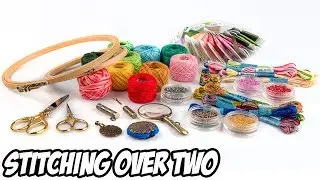 Cross Stitch 101: Stitching over 1 vs Stitching over 2 | Embroidery Tutorial