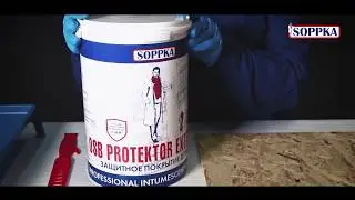 Огнебиозащита фасада из OSB. Cостав SOPPKA PROTEKTOR EXTERIOR