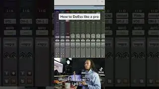 How to DeEss vocals like a pro 