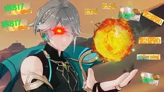 Alhaitham wakes up and BURNS DOWN EVERYTHING (Burn Alhaitham Showcase)