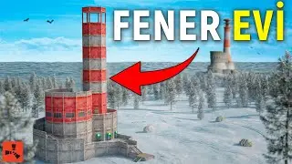 DENİZ FENERİ EVİ YAPIP 24 SAAT BOYUNCA İÇİNDE YAŞAMAK(RAİD SAVUNMA)!! /w 