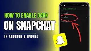 How To Get Dark Mode On Snapchat iPhone & Android | Snapchat mai dark mode kaise lagaye