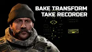 Unreal 5 Bake Transform, Take Recorder
