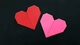 Como fazer ORIGAMI DE CORAÇÃO - SUPER FÁCIL