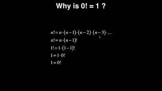 Catalyst University Math: Simple Proof That Zero Factorial (0!) Equals 1