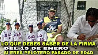 La Firma ✍⚾️Del 15 De Enero Y Lo que Pasará Con Los Prospectos Que No Pudieron Firmar 😥