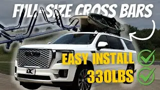 2021-24 Tahoe, Yukon, Escalade Cross Bars/Roof Rack  & J-Mounts