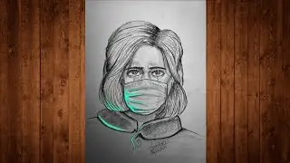 How to draw Mask drawing #coronavirus be safe