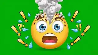 Reaction Emoji on Green Screen
