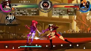 Skullgirls Encore Valentine + Cerebella Idealized Touch of Death Combo